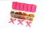 6 section container for vegetables,dryfruits,spices,grocery,pickles,and multipurpose 6 in 1 Box fo kitchen.(PACK OF 1, Pink ).