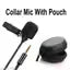 Clip Collar Mic Condenser With Pouch For Shooting Videos, Interviews, Lectures, News, Travel Videos Mike for Mobile (With Pouch)