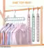 Set of 3 Space Saving Magic Hangers Multifunctional Smart Closet Organizer/Wardrobe Clothing Cascading Hanger 9 Slots/Design for Heavy Clothes, Shirts Pants Dresses
