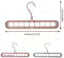 Set of 3 Space Saving Magic Hangers Multifunctional Smart Closet Organizer/Wardrobe Clothing Cascading Hanger 9 Slots/Design for Heavy Clothes, Shirts Pants Dresses