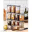 Flynax Airtight Transparent Jar Air Tight Kitchen Storage Container BPA-Free Stackable Grocery Containers Storage Jar Masala Box Freezer Storage Box Plastic Containers Box Idle for Food Grain Rice Rad Set of-6 Pcs