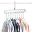Set of 3 Space Saving Magic Hangers Multifunctional Smart Closet Organizer/Wardrobe Clothing Cascading Hanger 9 Slots/Design for Heavy Clothes, Shirts Pants Dresses