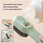 Liquid Adding Soft Fur Cleaning Brush, Multifunctional Shoe Brush, Long Handle Liquid Adding Cleaning Brush Clothes Cleaning Tools