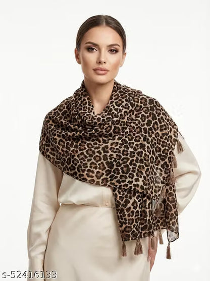 Trendy women multicolor georgette scarves