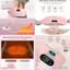 Period Cramp Relief Massager & Heating Pad for Period Cramps Portable Cordless Periods Cramps Relief Machine 3-Temp. & 3-Massage Mode Fast Heating Menstrual Period Pain Relief Device for Women.
