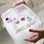 Jewellery Organisers Plastic 3 layer 18 Grid Square Portable Transparent Storage Detachable Box
