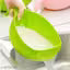 Rice & Fruits Washing Bowl with Handle (Pack Of 1, Green)