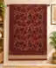 Artistic Wool Shawl with Sunflower Design | Gender-Neutral | 40 x 80