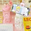 1 Pc Kawaii Water Bottle with Straw and Sticker, Kawaii Bear Water Bottle, Large Sport Plastic Portable Square Drinking Bottle for Girl, Cute Juice Tea Water Cups